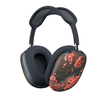 Dark Sakura Nocturne · Hard Case for AirPods Max · Black