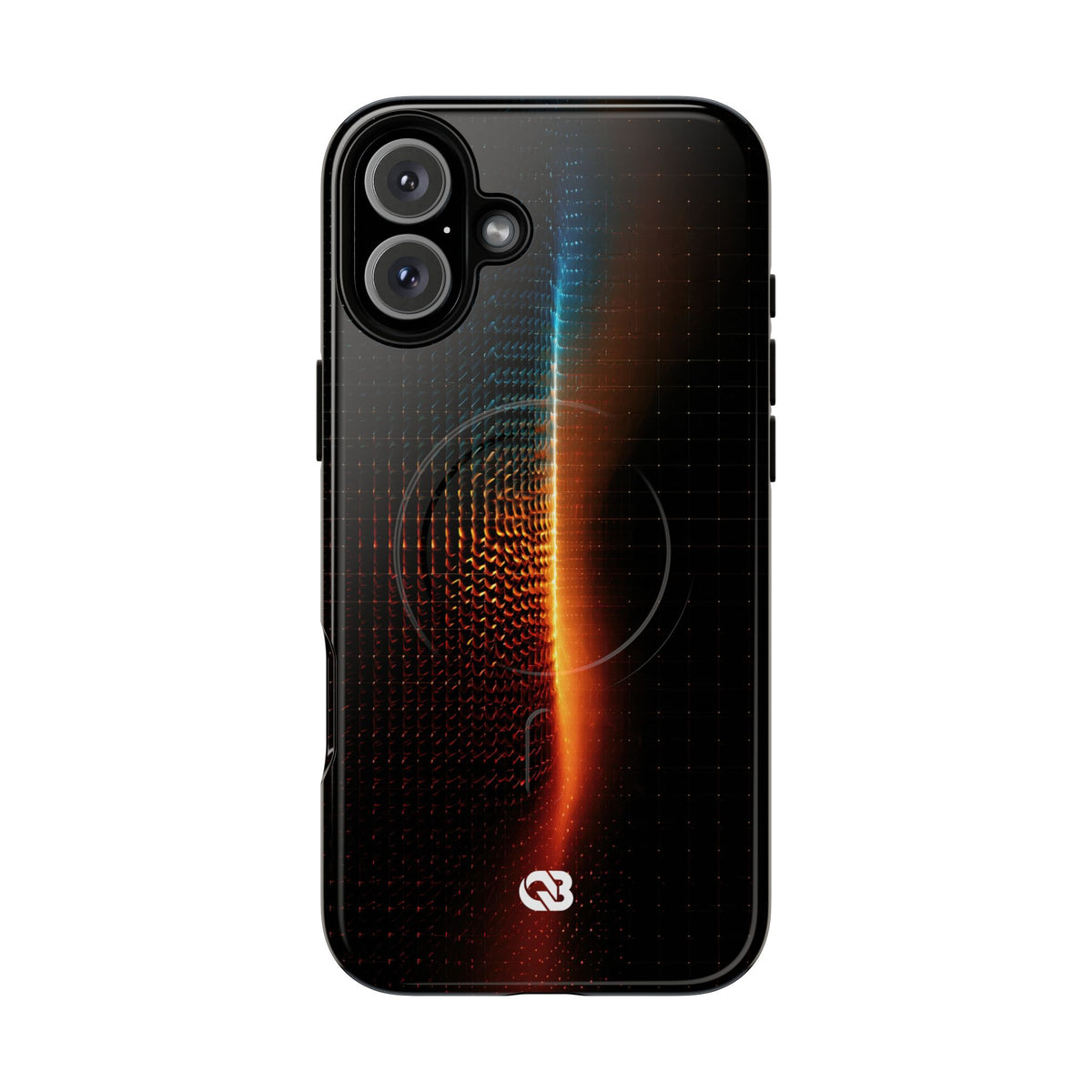 Luminous Refraction Grid · Tough 2.0 Magnetic Phone Case for iPhone · Black