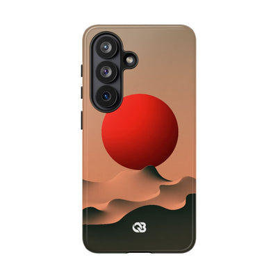 Crimson Sol Ridge · Tough Phone Case for Samsung · Red
