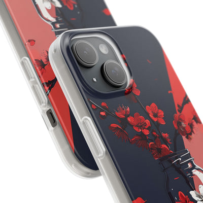 Crimson Blossom Jar · Soft Coque de téléphone pour iPhone