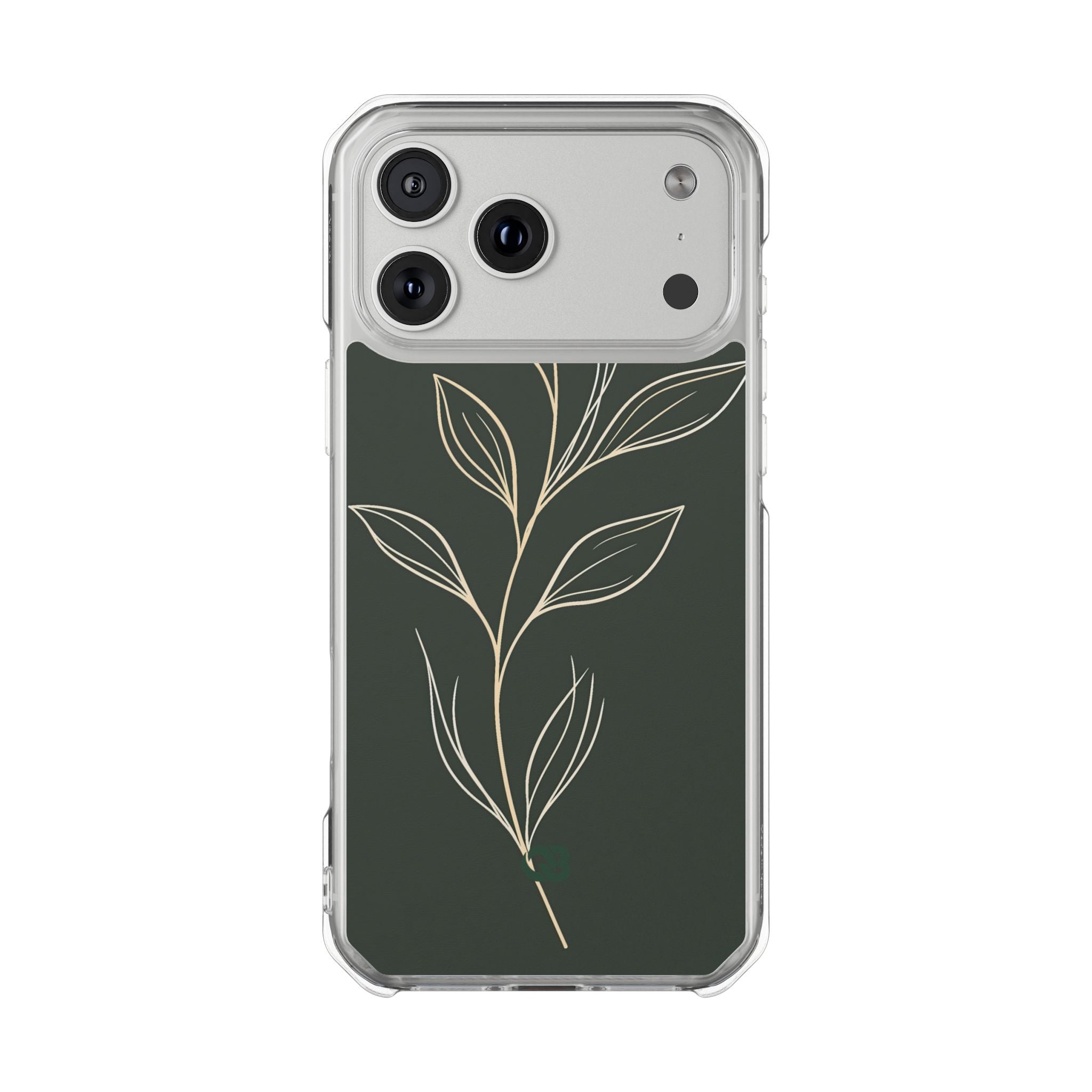 Green Impact MagSafe Phone Case for iPhone - Deep Moss Willow