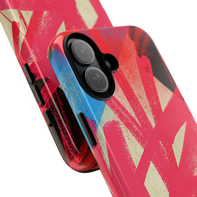 Neon Spray Tag · Tough Phone Case for iPhone · Pink