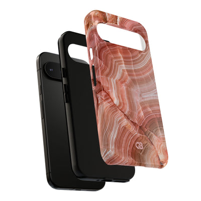 Blushing Rose Strata · Tough Phone Case for Pixel ·  Pink