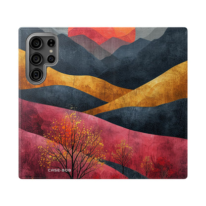 Sunset Hills - Samsung S23 Ultra -lompakkokotelo