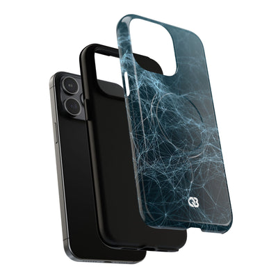 Teal Tough 2.0 Magsafe Phone Case for iPhone - Arctic Neural Mesh