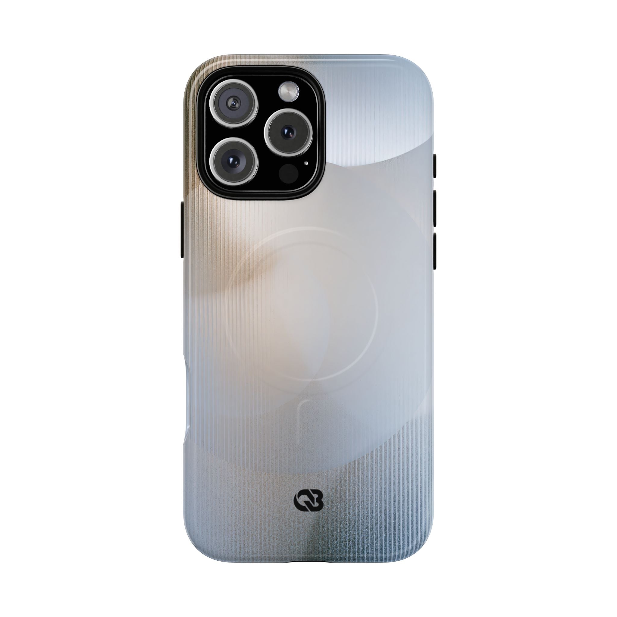 White Tough 2.0 Magsafe Phone Case for iPhone - Frosted Ribbed Sphere
