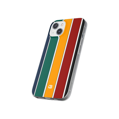 Retro Racing Bars · Soft Phone Case for iPhone