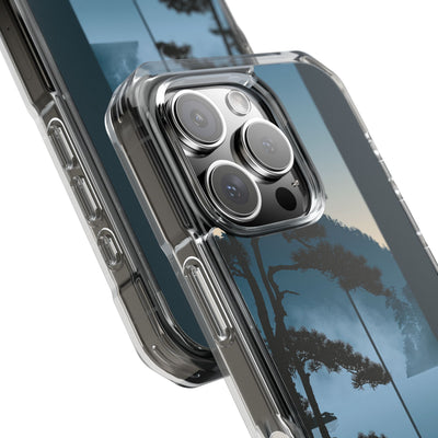Blue Impact MagSafe Phone Case for iPhone - Kyoto Mist Pine
