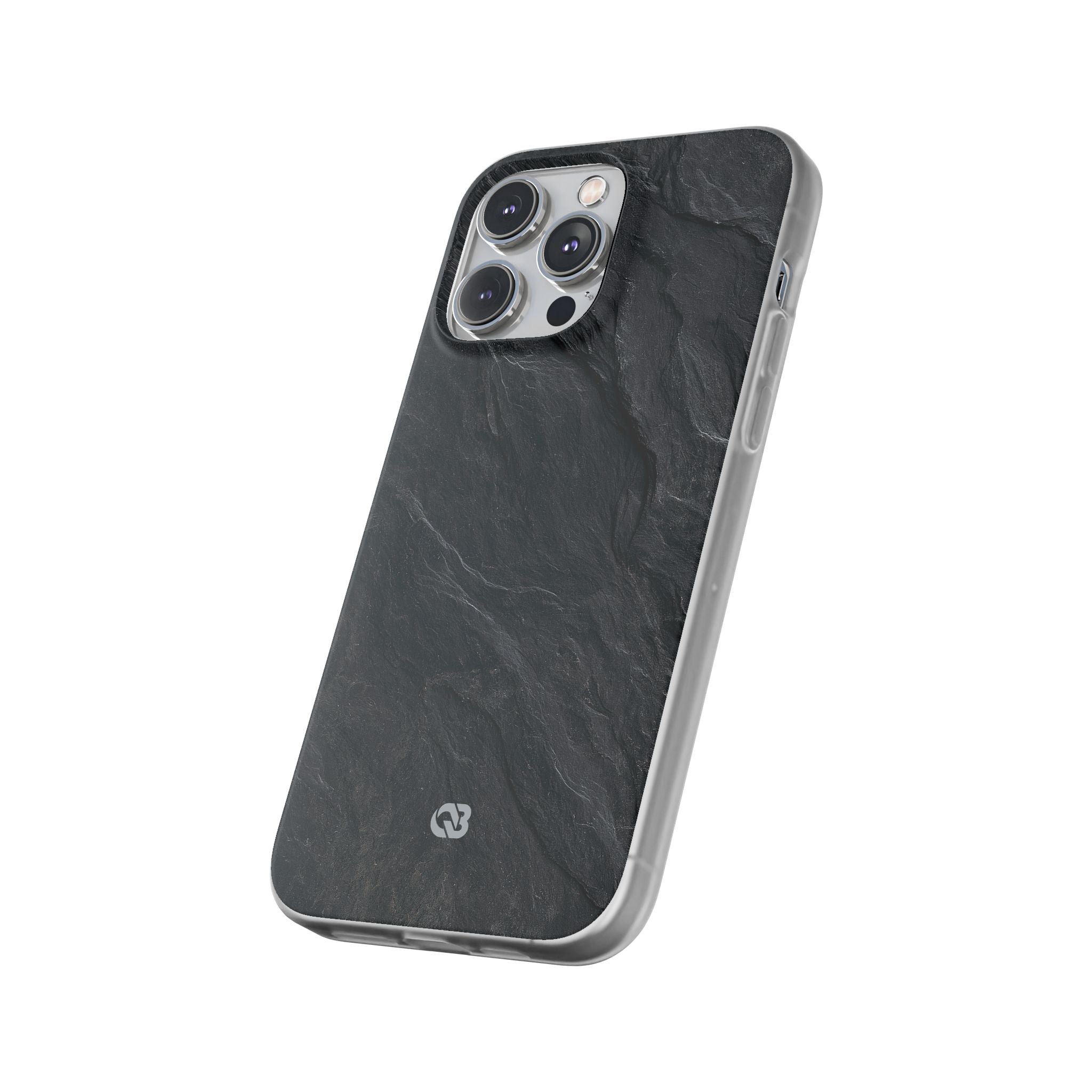Black Lite Phone Case for iPhone - Midnight Slate Ridge