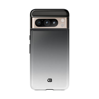 Noir Ombre Fade · Tough Phone Case for Pixel ·  Black