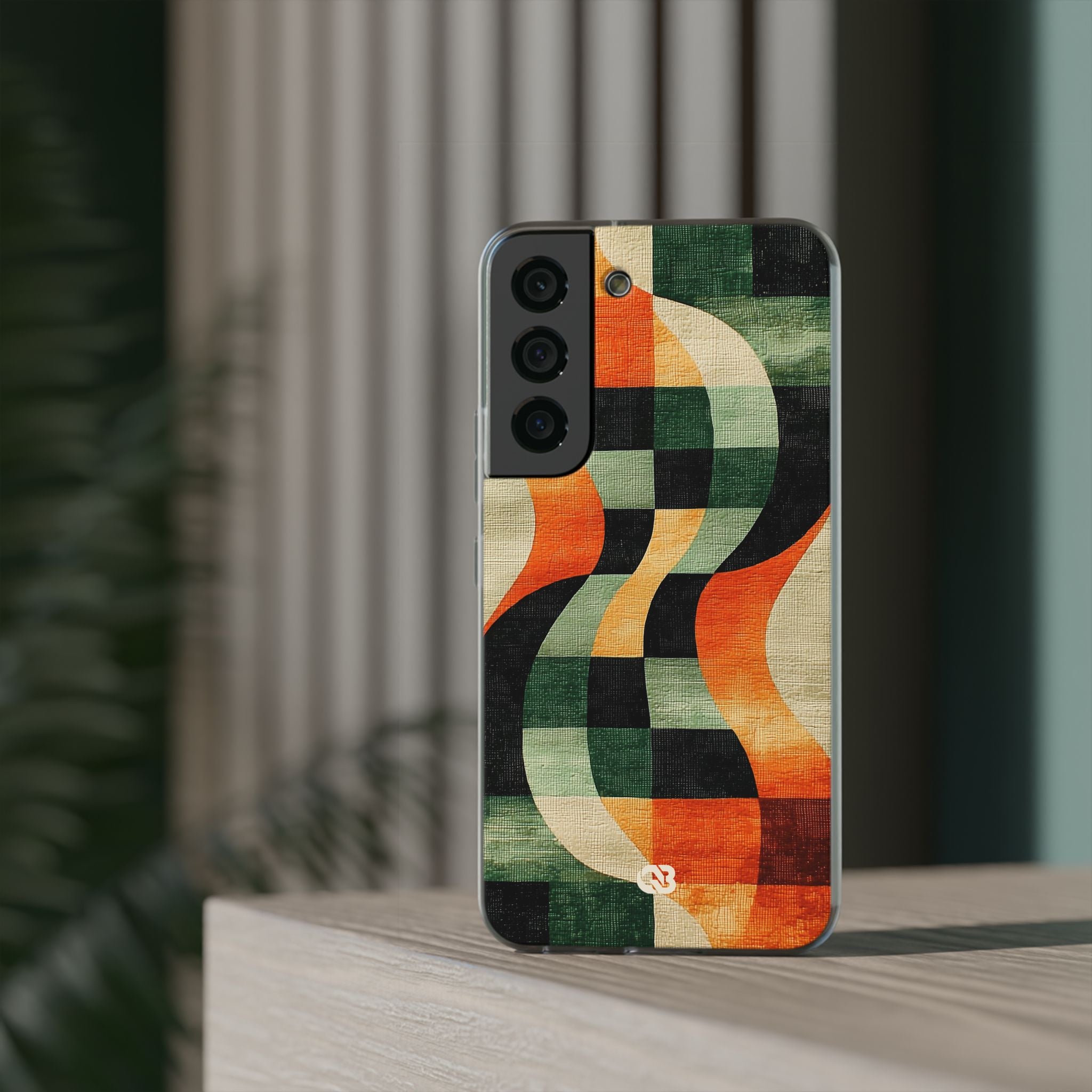 Burnt Orange Curve · Soft Handyhülle für Samsung