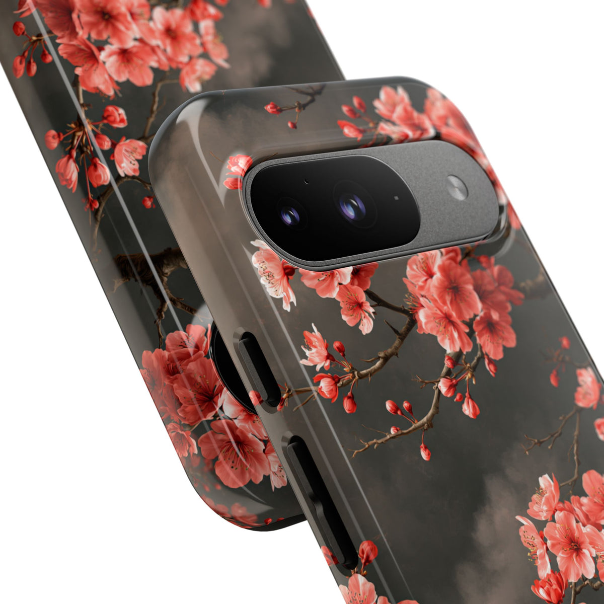 Dark Sakura Nocturne · Tough Phone Case for Pixel ·  Black