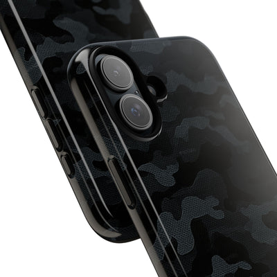 Blackout Urban Camo · Tough Phone Case for iPhone · Black