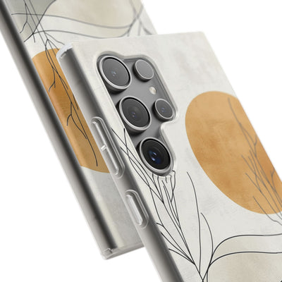 Burnt Horizon Lines · Soft Phone Case for Samsung