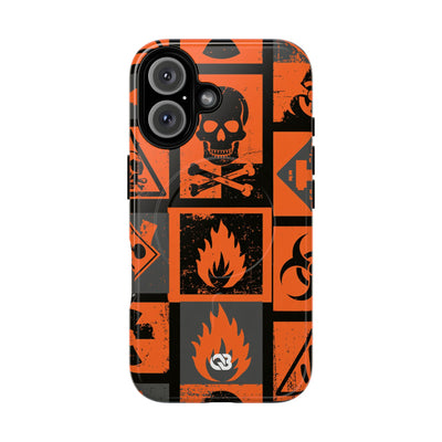 Urban Hazard · Tough 2.0 Magnetic Phone Case for iPhone · Orange