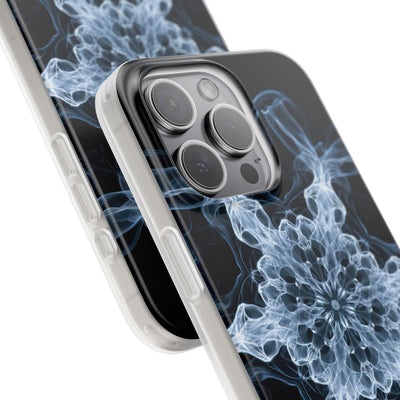 Blue Lite Phone Case for iPhone - Glacial Smoke Crown