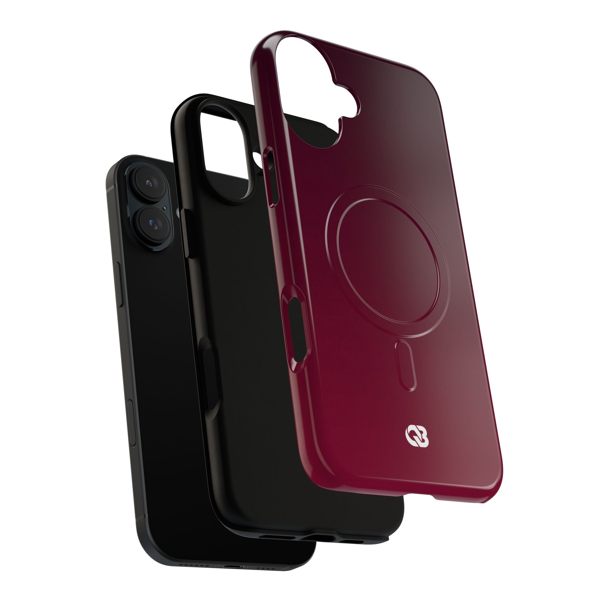 Red Tough 2.0 Magsafe Phone Case for iPhone - Deep Sangria Gradient