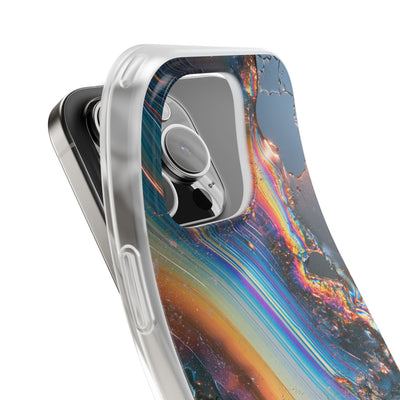 Prismatic Aura Flow · Lite Phone Case for iPhone ·  Blue