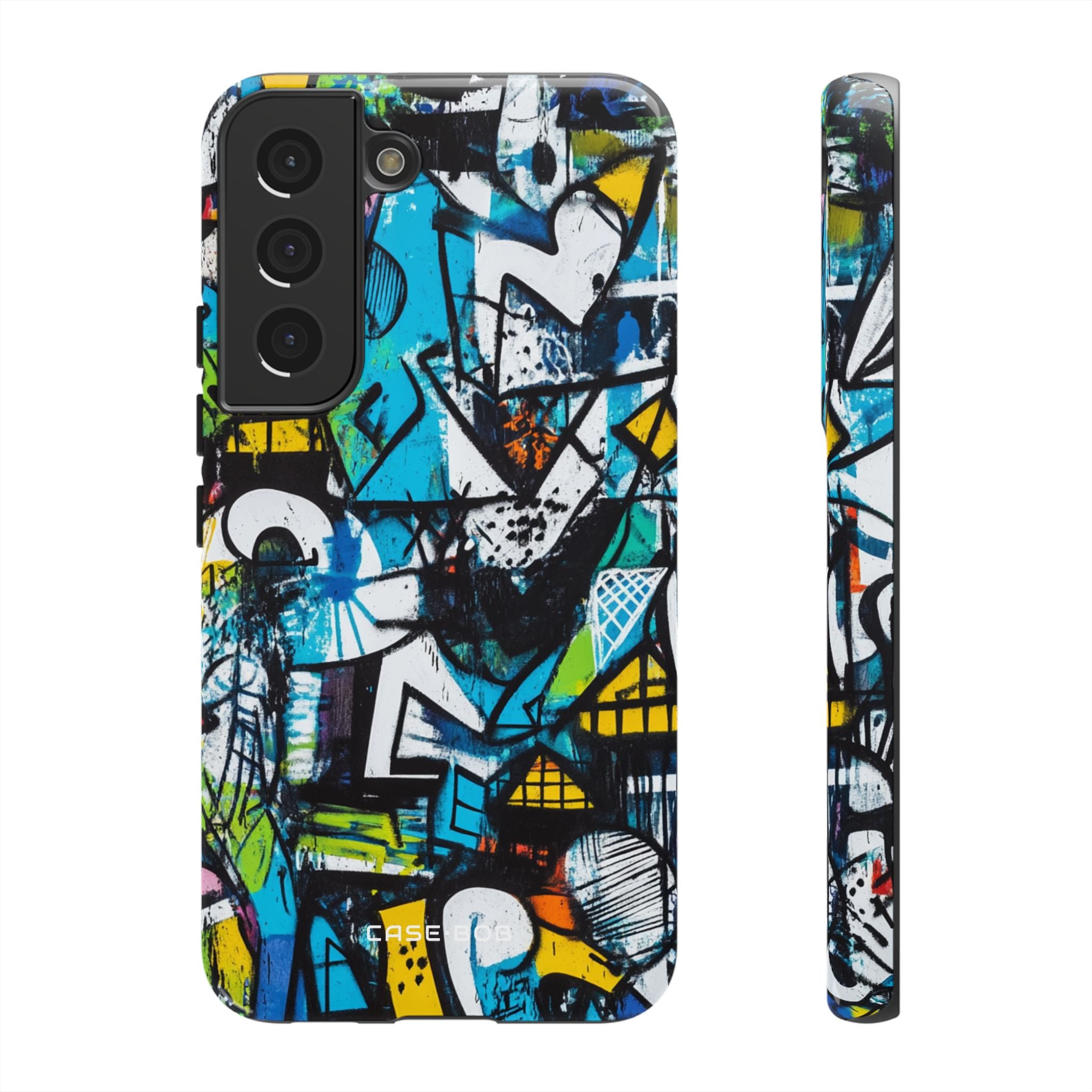 Valkoinen Ripple Drift Samsung S22 -kova suojakotelo