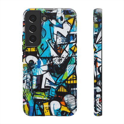 Valkoinen Ripple Drift Samsung S22 -kova suojakotelo