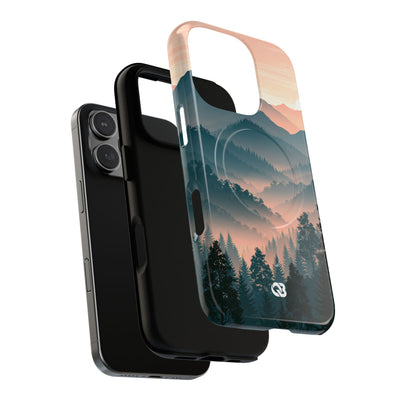 Teal Tough 2.0 Magsafe Phone Case for iPhone - Alpine Teal Horizon