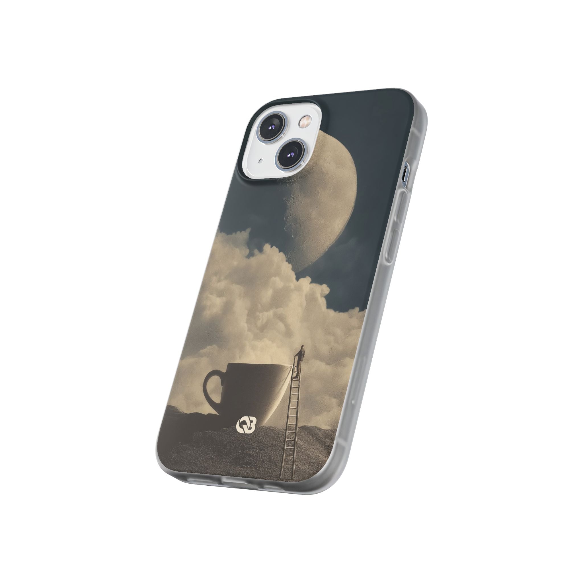 Midnight Brew Moon · Soft Mobilskal för iPhone