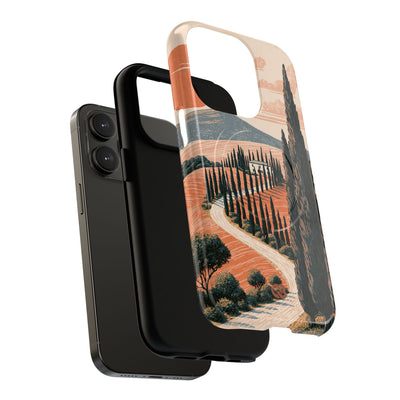 Orange Tough 2.0 Magsafe Phone Case for iPhone - Terracotta Ridge Trail