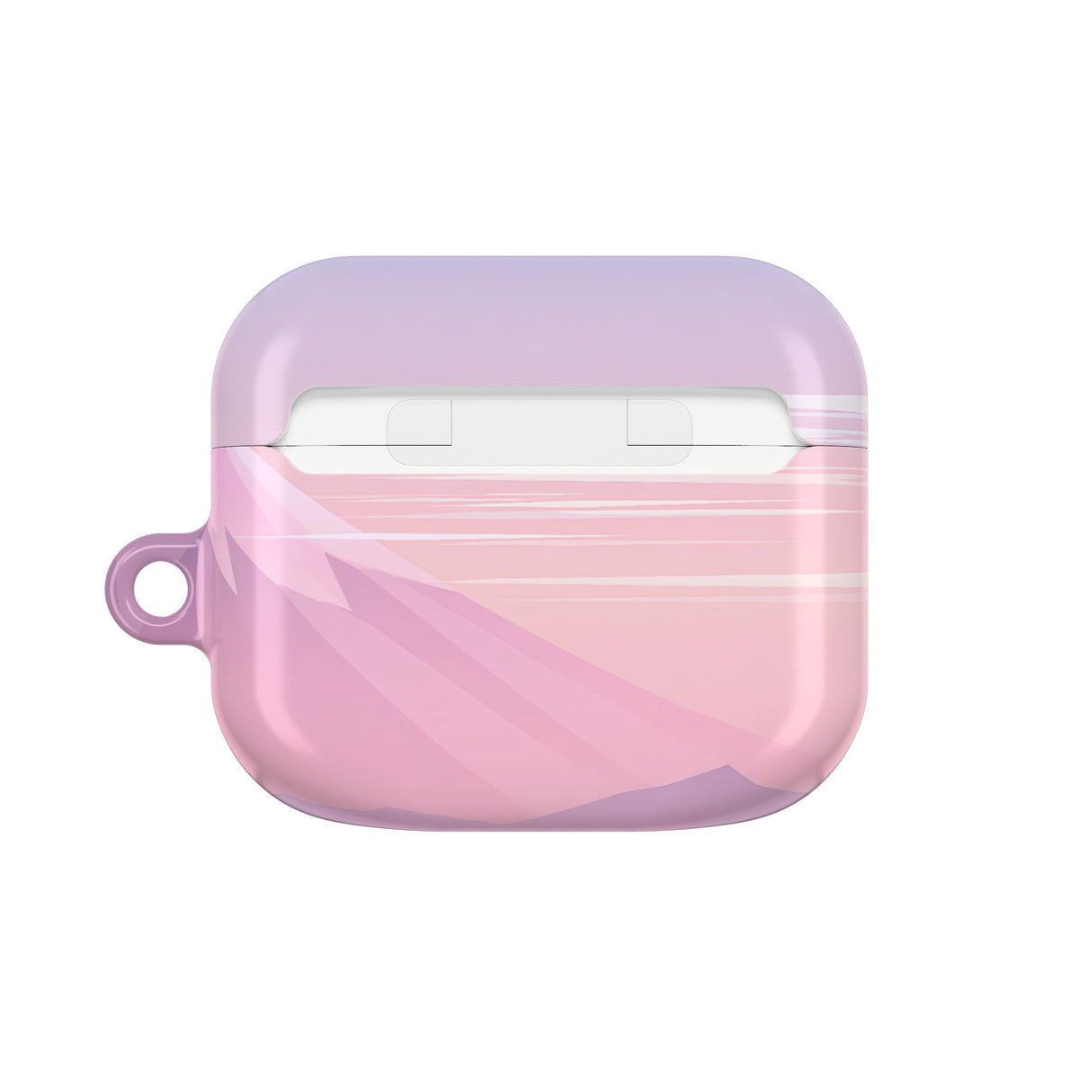 Alpine Twilight · Hard Case for AirPods & AirPods Pro · Pink