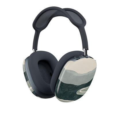 Muted Valley Vista · Hard Case for AirPods Max · Green