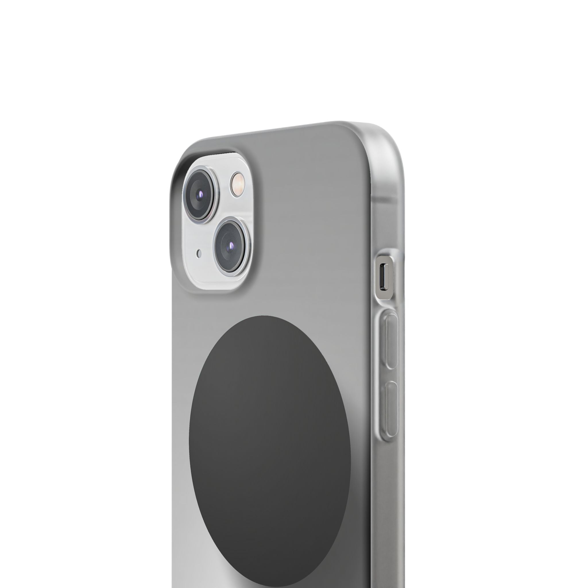 Grey Lite Phone Case for iPhone - Matte Onyx Sphere
