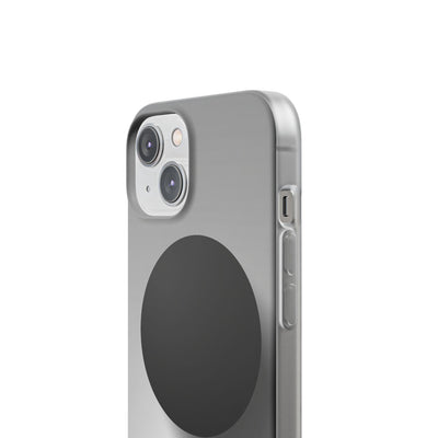 Grey Lite Phone Case for iPhone - Matte Onyx Sphere