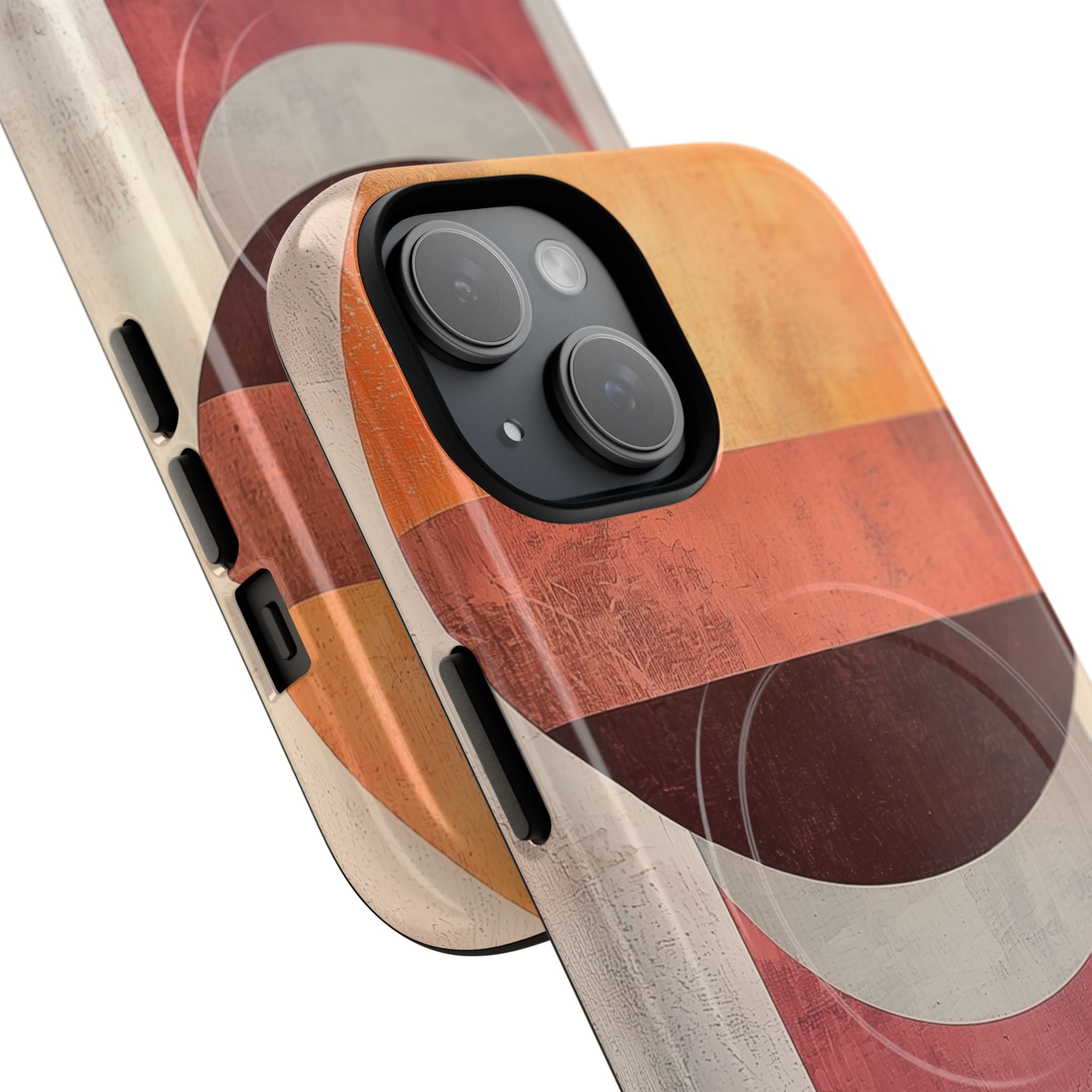 Sunset Orb iPhone 15 Skal - Tough+