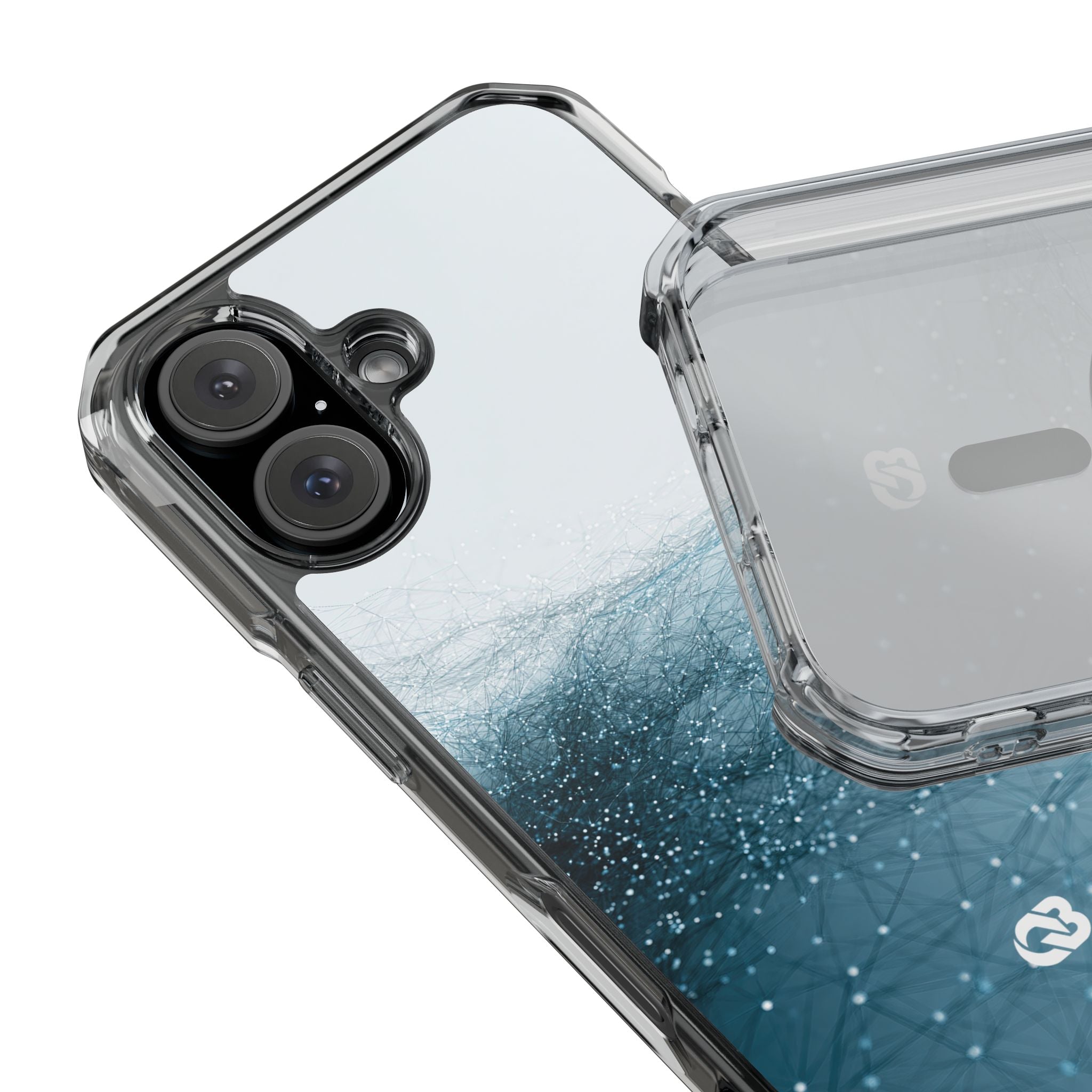 Teal Impact MagSafe Phone Case for iPhone - Arctic Pulse Mesh