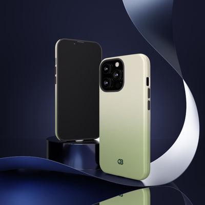 Muted Sage Ombre · Tough Phone Case for iPhone · Green