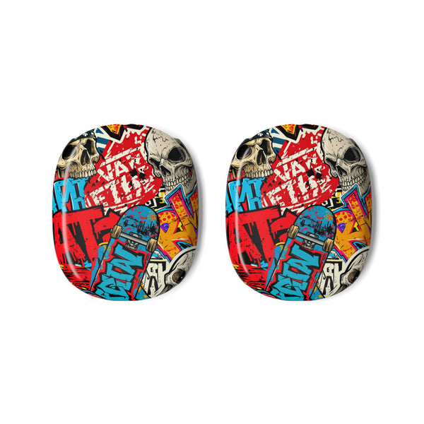 Skate Skull Riot · Hard Case for AirPods Max · Red