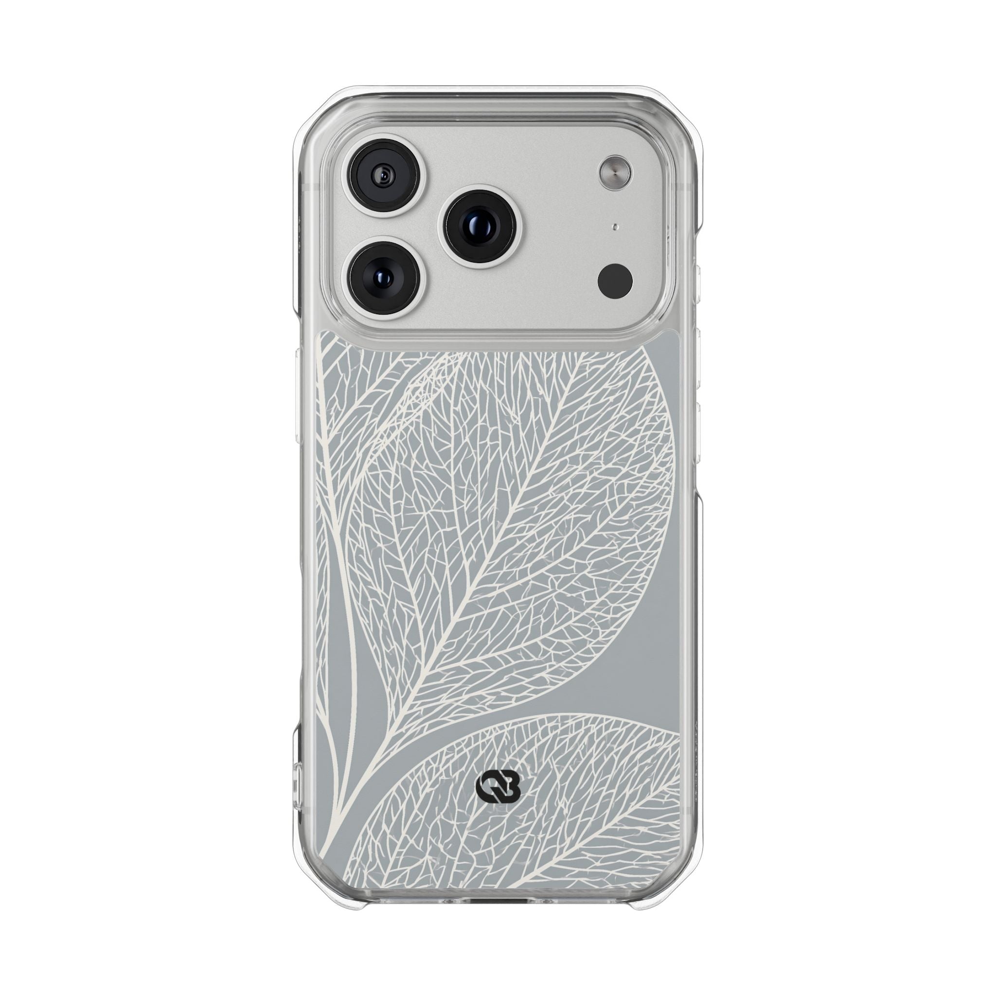 Grey Impact MagSafe Phone Case for iPhone - Frosted Ash Veins