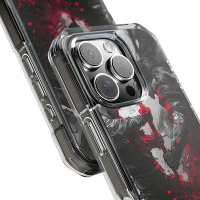 Shattered Crimson Duel · Impact Hoesje voor iPhone · Magsafe