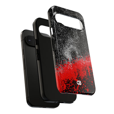 Crimson Noir Drip · Tough Phone Case for Pixel ·  Black