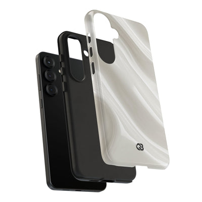 Liquid Enamel Fold · Tough Phone Case for Samsung · White