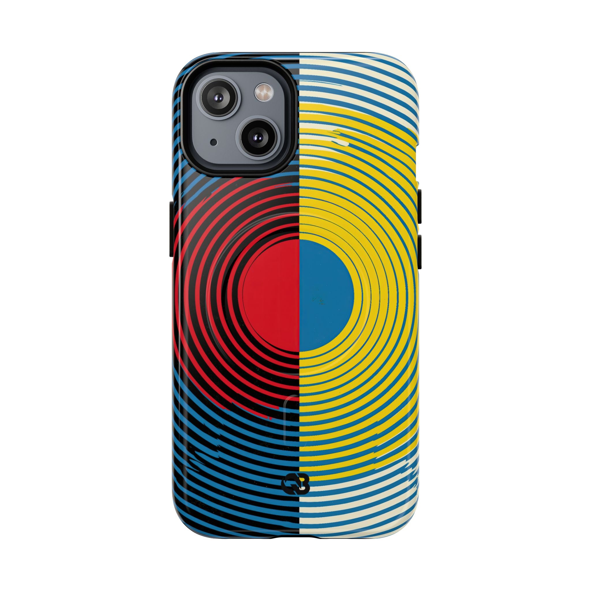 Blue Tough 2.0 Magsafe Phone Case for iPhone - Primary Circuit Orbit