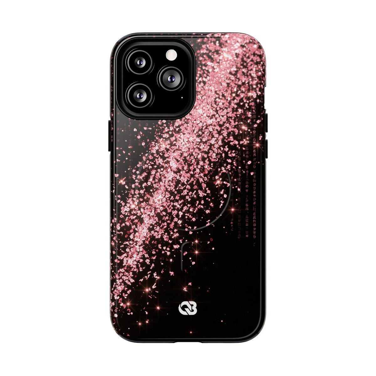 Rose Digital Cascade · Tough 2.0 Magnetic Phone Case for iPhone · Pink