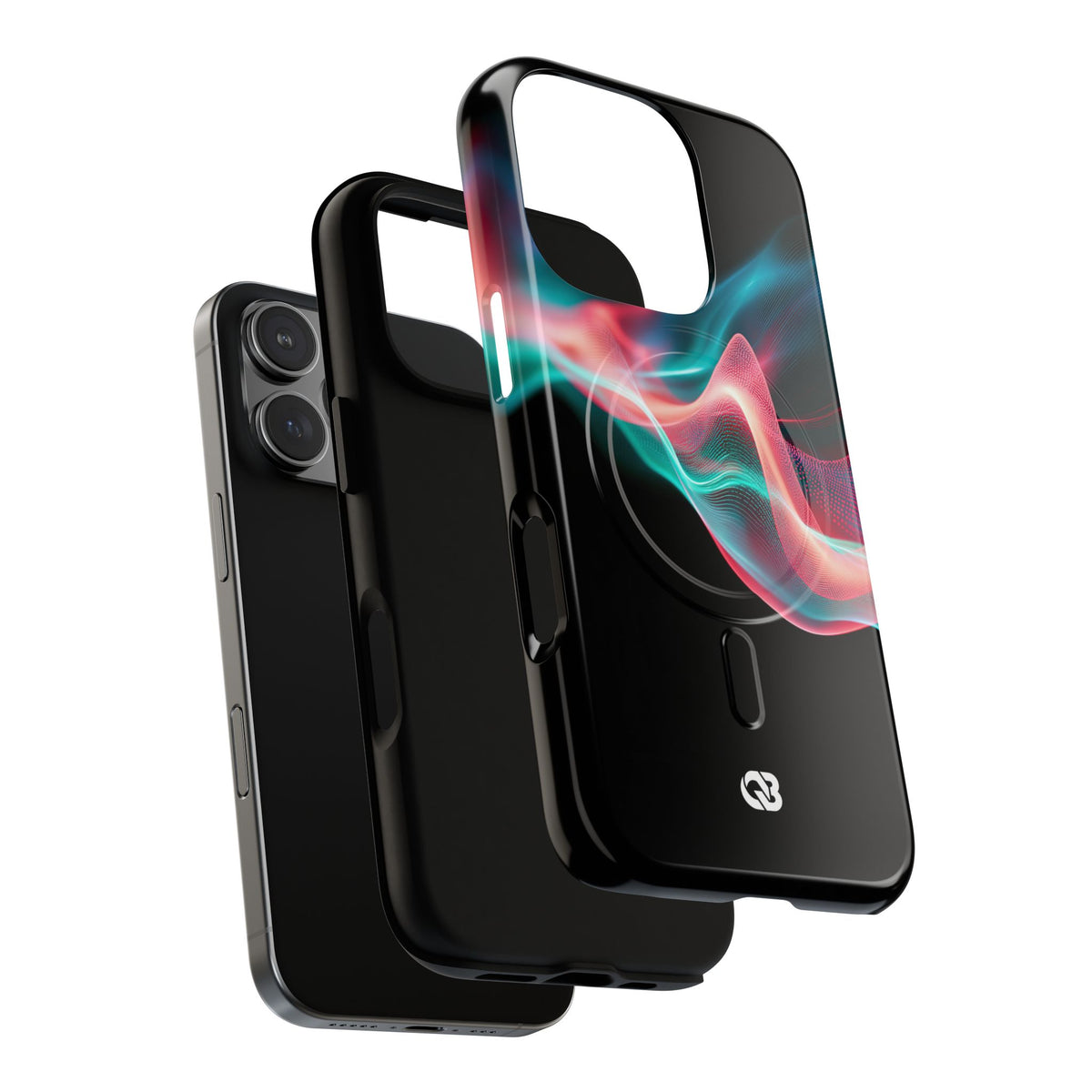 Digital Frequency · Tough 2.0 Magnetic Phone Case for iPhone · Black