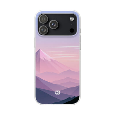 Purple Lite Phone Case for iPhone - Lavender Alpine Dawn