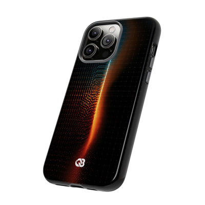 Luminous Refraction Grid · Tough Phone Case for iPhone · Black