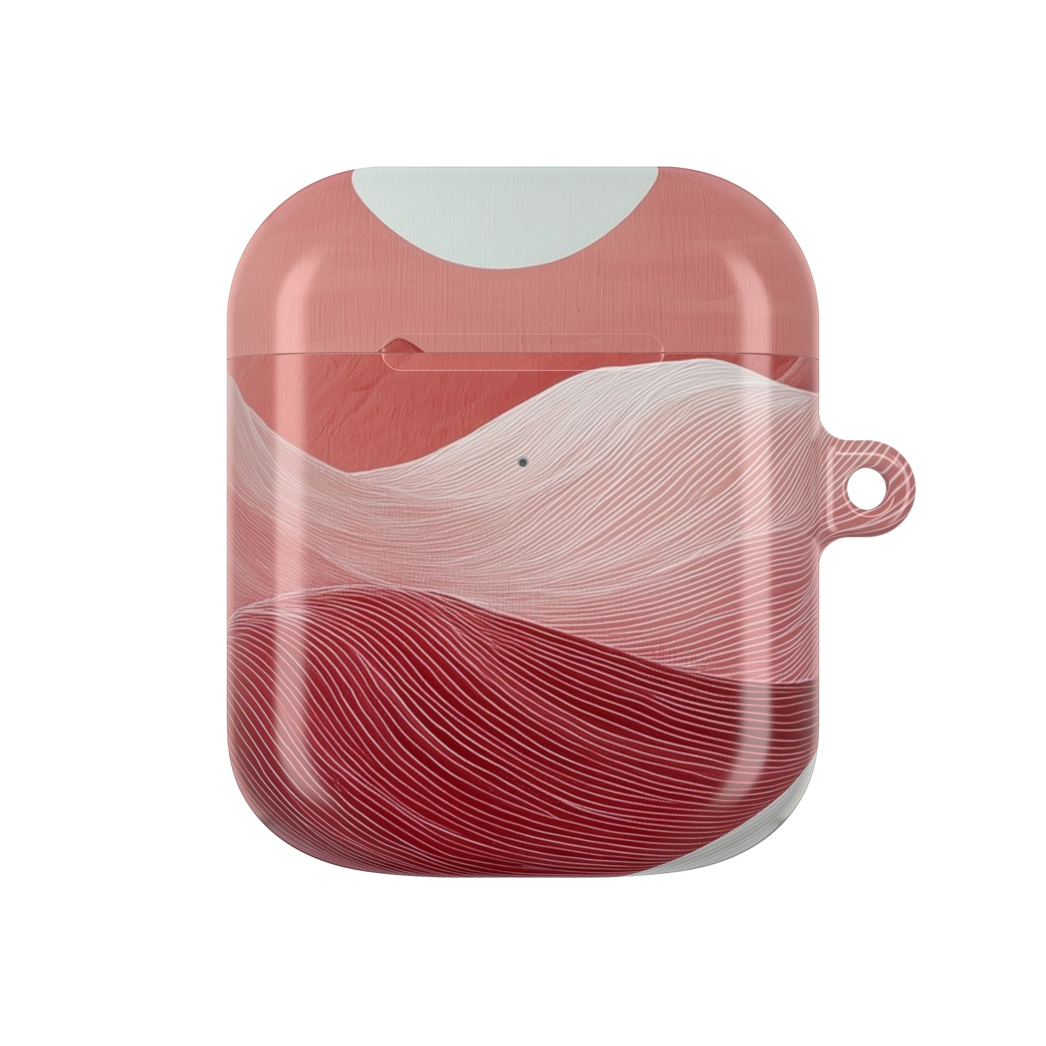 White Orb Dunes - AirPods Case