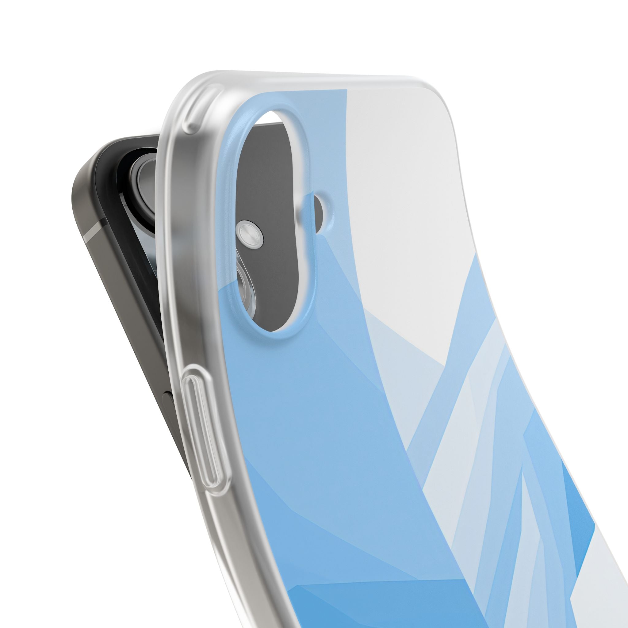 Blue Lite Phone Case for iPhone - Arctic Glacial Ridge