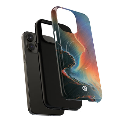 Prismatic Aura Shift · Tough 2.0 Magnetic Phone Case for iPhone · Blue