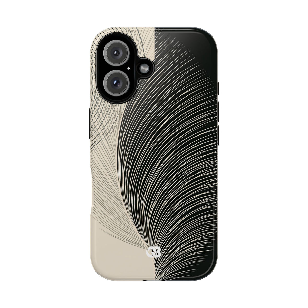 Minimal Frond Study · Tough Phone Case for iPhone · Black