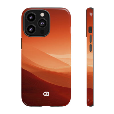 Terracotta Dune Ridges · Tough Phone Case for iPhone · Orange