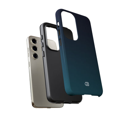 Teal Tough Phone Case for Samsung - Abyss Teal Haze